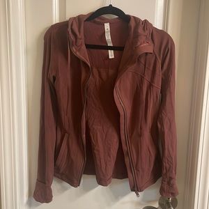 Smoky red lululemon define jacket NULU size 6